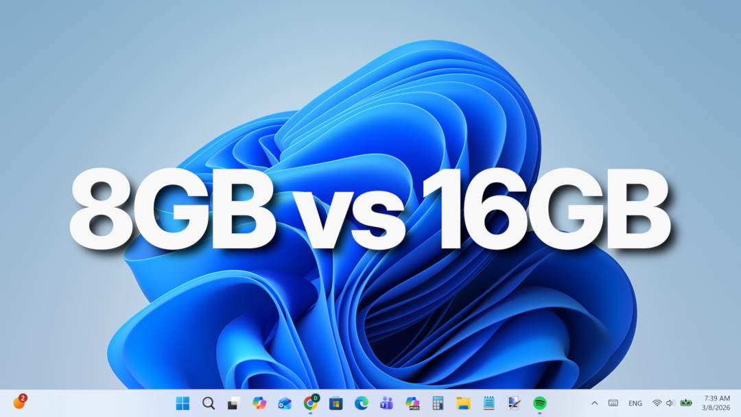 8GB vs 16GB Laptop RAM - Windows 11